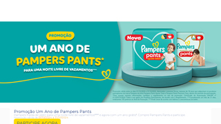  Um Ano De Fraldas Pampers Pants Grtis: No Fique De Fora Desta Oportunidade!